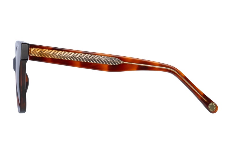 RADLEY London Women's 6521 Square Sunglasses, 53 mm, Dark Oak Tort - Image 3