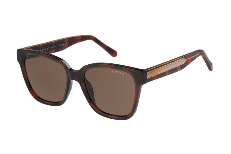 RADLEY London Women's 6521 Square Sunglasses, 53 mm, Dark Oak Tort - Image 1