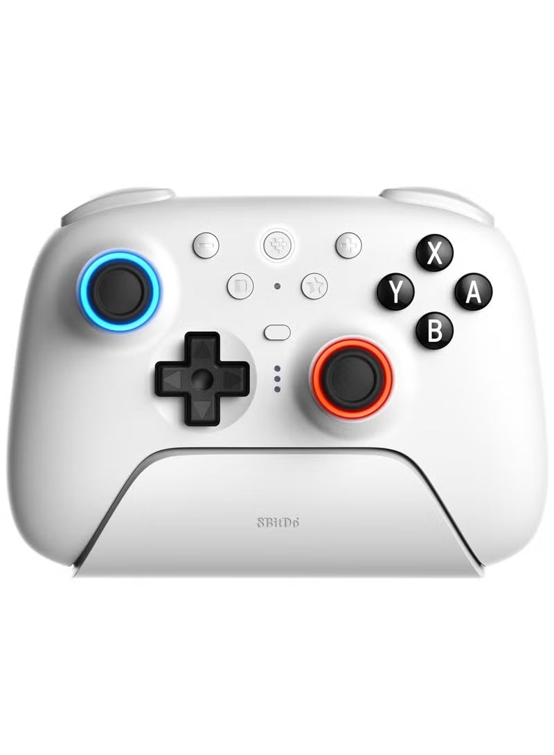 8بت دو وحدة تحكم بلوتوث Ultimate 2 لـ Switch/Switch 2 وأجهزة الكمبيوتر الشخصية التي تعمل بنظام Windows، وحدة تحكم الألعاب Switch Pro مع عصا التحكم TMR، ومحفزات تأثير هول/لمس القابلة للتبديل، وحدة تحكم لاسلكية للتحكم في الاهتزاز والحركة - Image 2