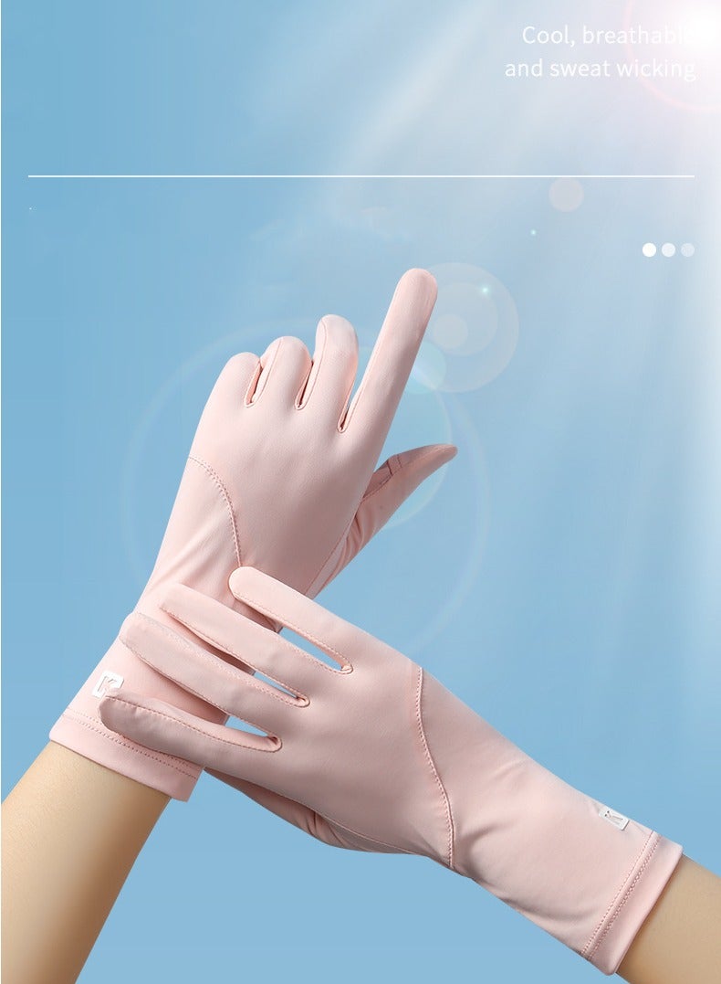 Women's Gloves Driving Gloves Non-slip Sun Protection Summer UV Protection Gloves - Image 5