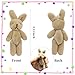 YGbridge Mini Plush Bunny 12 Pcs Tiny Stuffed Animals 32 Inch Easter Bunny Doll Soft Rabbit for Easter Birthday Wedding Decorations Easter Basket Stuffers 32 Inch - Image 4