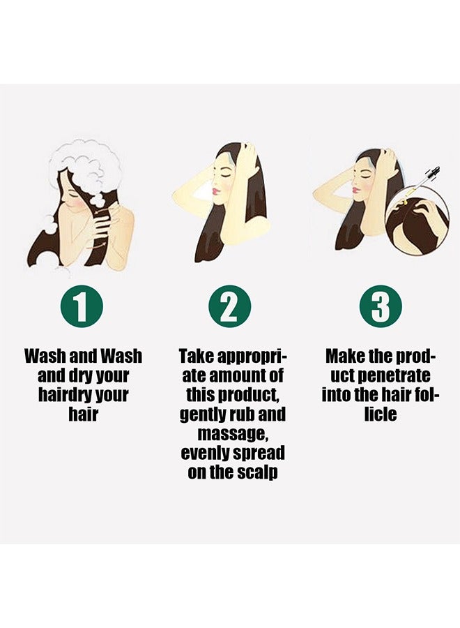 EELHOE 5 Days Hair Nutrient Solution，Hair Growth Serum, for Hair Fall Hair Regrowth And Scalp, Treatment Ginger Essential Oil Supports Healthy Hair Thinning Treatment Hair Growth Oil for Men 30 ML - Image 3