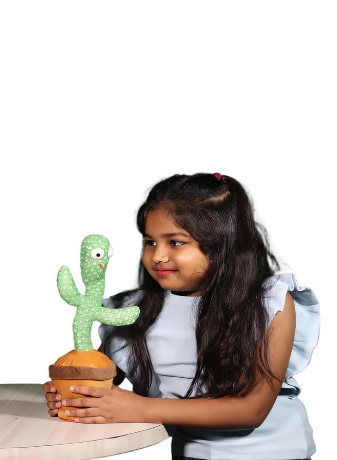 SPEDY Rechargeable Toys Talking Cactus Baby Toys for Kids Dancing Cactus Toys Can Sing Wriggle & Singing Recording Repeat What You Say Funny Education Toys for Children Playing Tree - Image 1