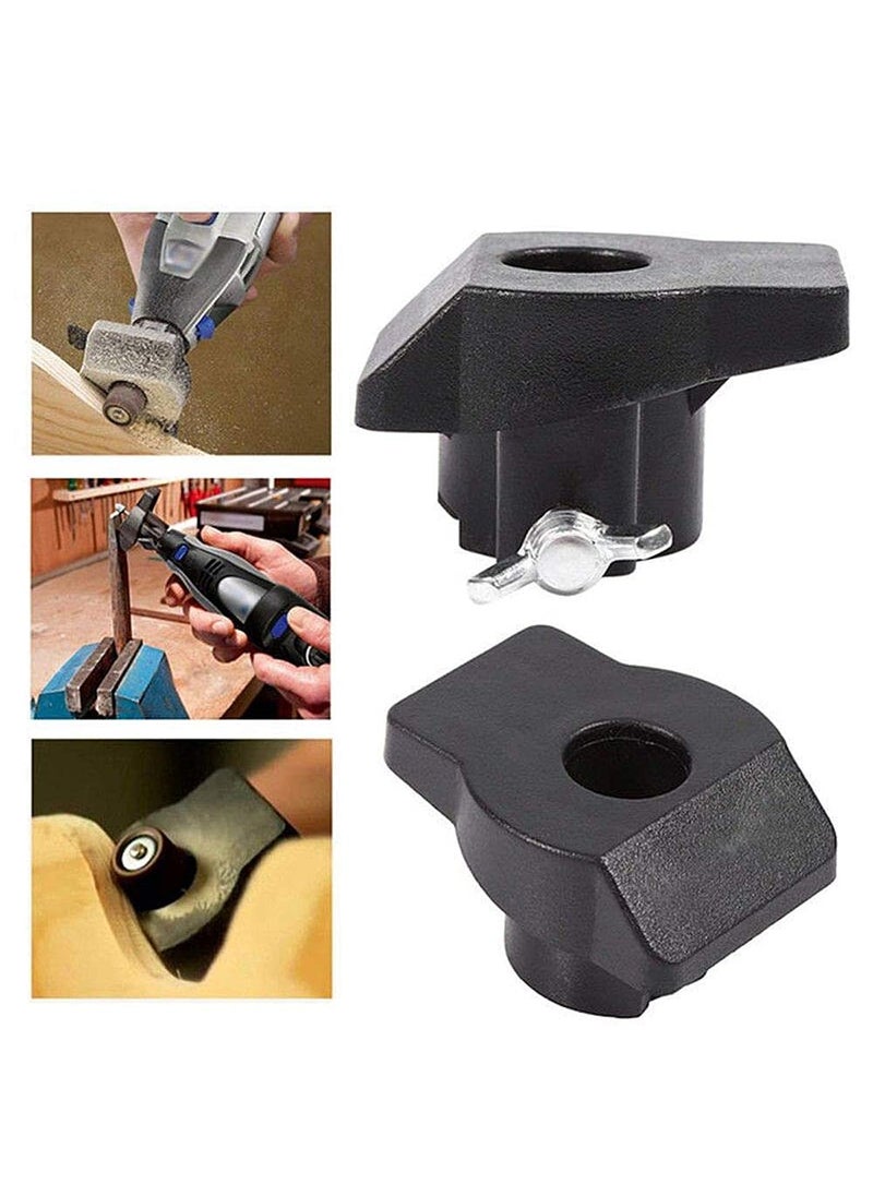 DIY Crafts DIY Crafts CTDIYHI23538 Sanding Grinding Guide Attachment Rotary Tool Accessories for Dremel Hilda Mini Drill for Woodworking DIY Hand  - Image 4