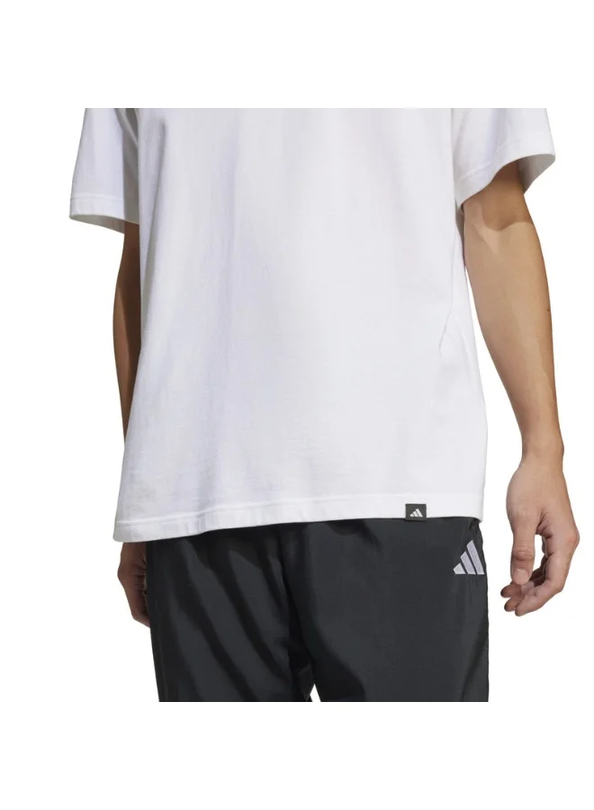 Adidas Adidas M L Slide Tee M White Not Sports Specific T-Shirts For Men