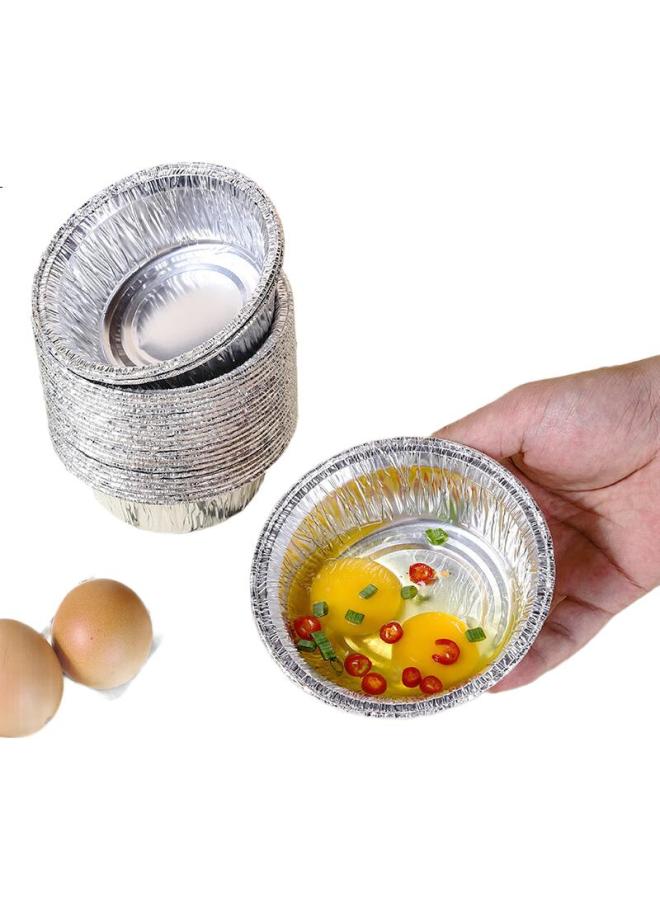 Faxilon Faxi Long Aluminum Foil Bowls 258Ml 20 Pieces, Air Fryer Tin Foil Bowls And Plates, Braised Brain Flower Bowls, Specialized Tin Foil Containers For Oven Baking - Image 3