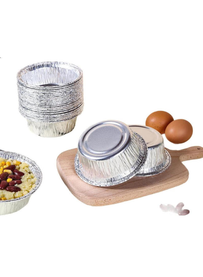 Faxilon Faxi Long Aluminum Foil Bowls 258Ml 20 Pieces, Air Fryer Tin Foil Bowls And Plates, Braised Brain Flower Bowls, Specialized Tin Foil Containers For Oven Baking - Image 2