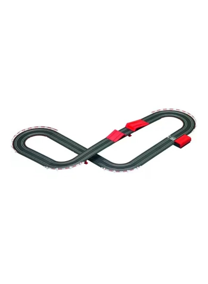 Carrera GO! Disney Cars Glow Racers Lightning McQueen vs Jackson Storm Battery-Operated Slot Car Set, 1:43 Scale - Image 2