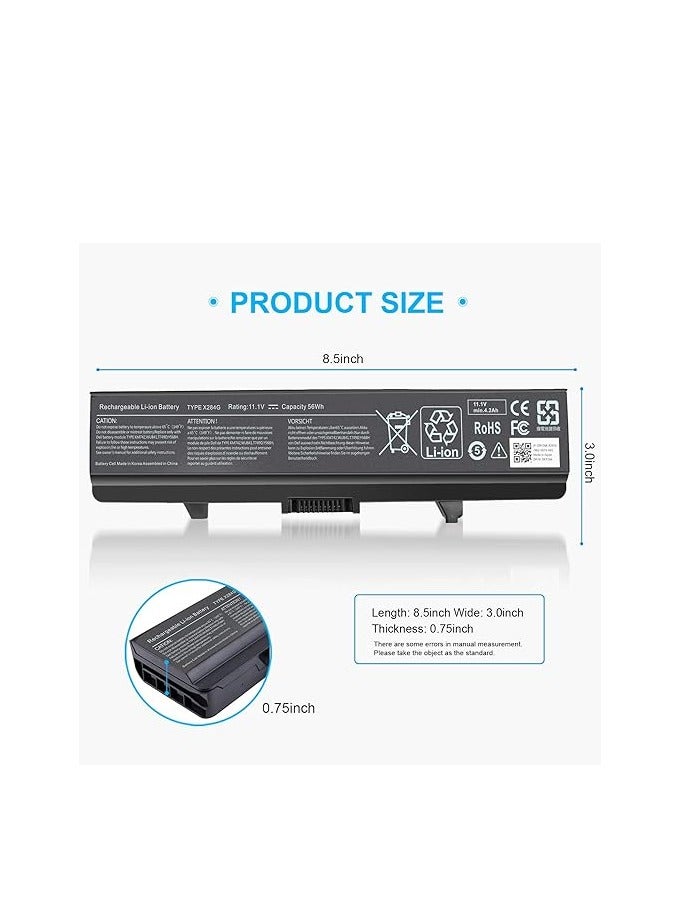 Terabyte X284G Battery Compatible for Dell Inspiron 1545 1440 PP29L PP41L 1525 1526 1546 1750 Series, Vostro 500, GP952 M911G GW240 K450N G555N J399N RN873 0F972N G558N C601H 312-0625 312-0844 Battery - Image 2