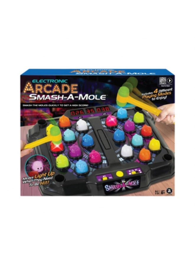 Ambassador Electronic Arcade Smash-A-Mole (Hyper Neon Black Series) - Image 1
