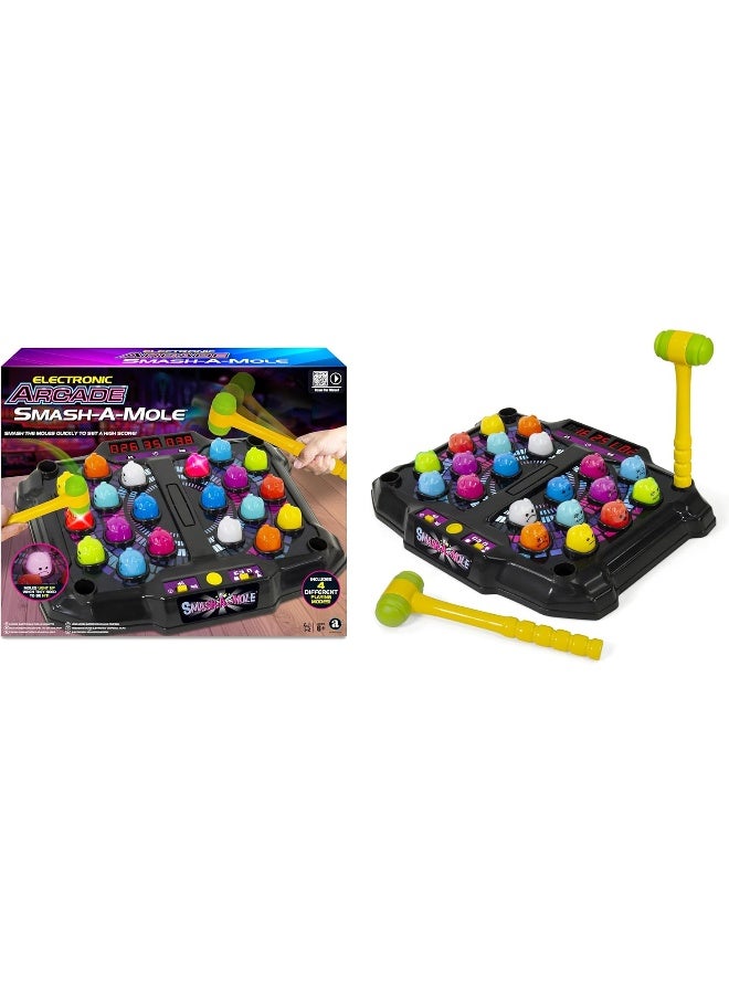 Ambassador Electronic Arcade Smash-A-Mole (Hyper Neon Black Series) - Image 4