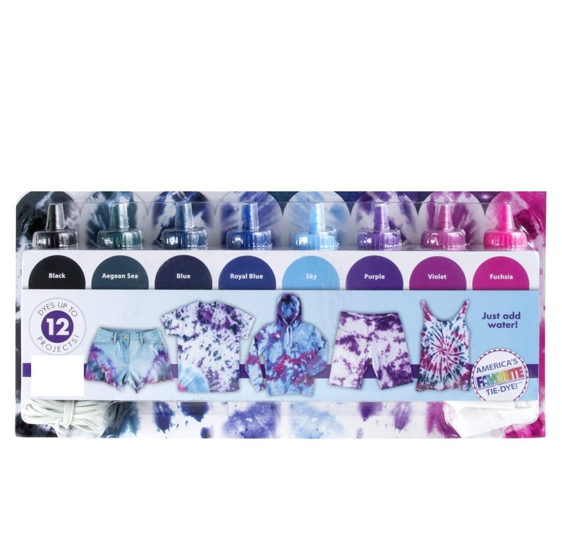 Kreative Kraft TieDye Kit 8 Vibrant Colors for DIY Fabric Art Creative Fashion Designs - Image 1