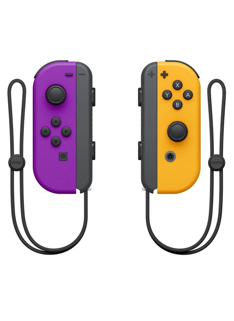 Switch Sticks Wireless Controller Gamepad For Nintendo Switch Joy Con Left + Right - Purple Yellow Handle  - Image 2