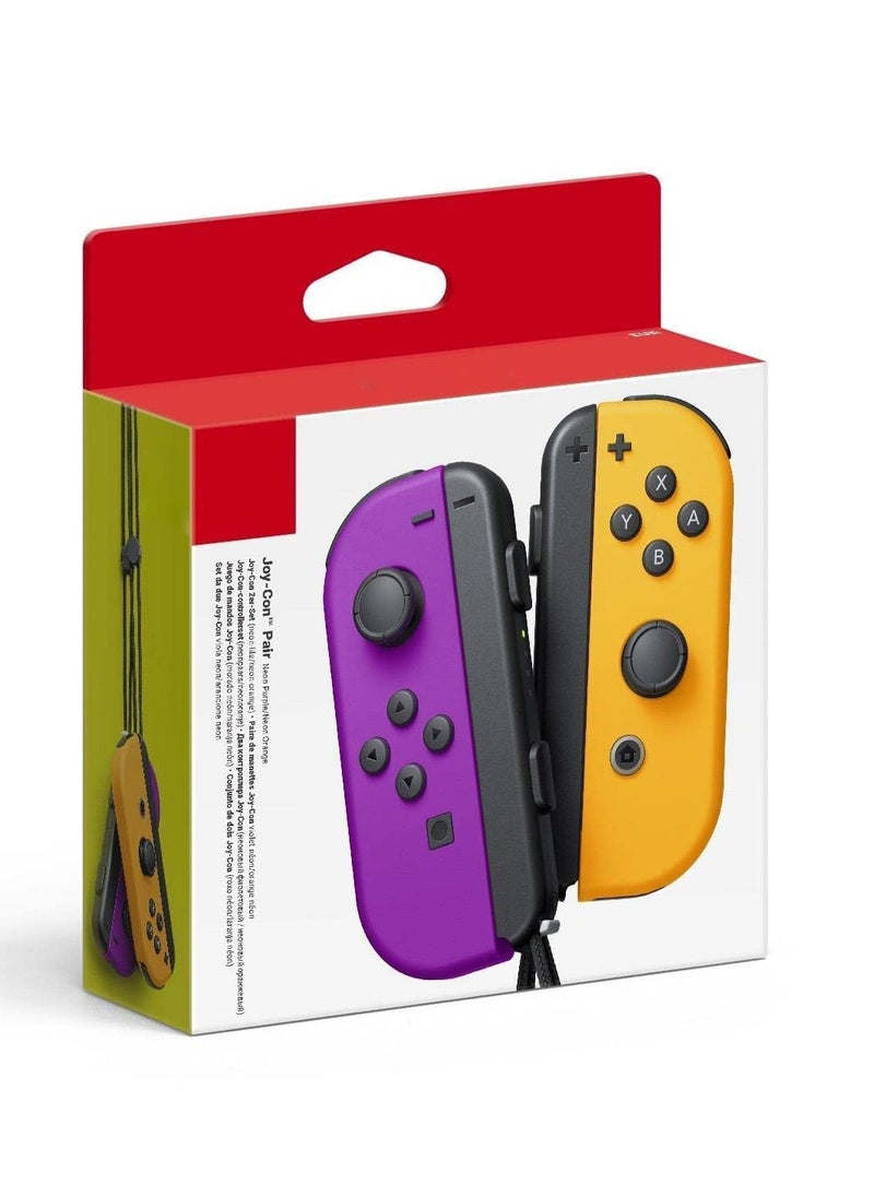 Switch Sticks Wireless Controller Gamepad For Nintendo Switch Joy Con Left + Right - Purple Yellow Handle  - Image 1
