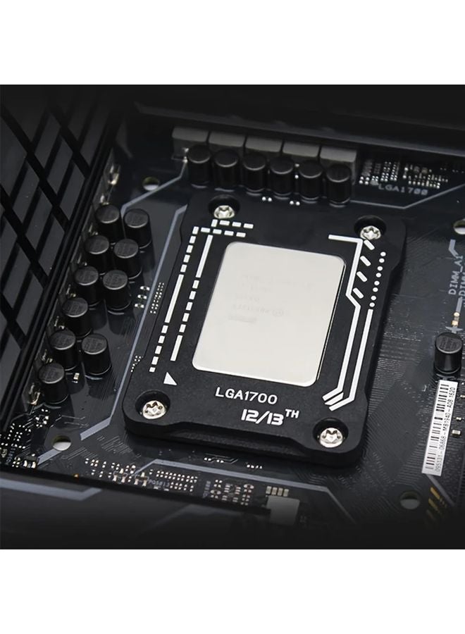 Aluminum Alloy CPU Bracket Black Anti Pressure Bending Buckle Base for Intel 12th 13th Gen - Image 2