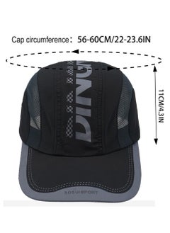 Excefore Quick Drying Baseball Cap, Sun Hats for Men & Women, Mesh Lightweight Protection UV for Outdoor Sports  - Image 3