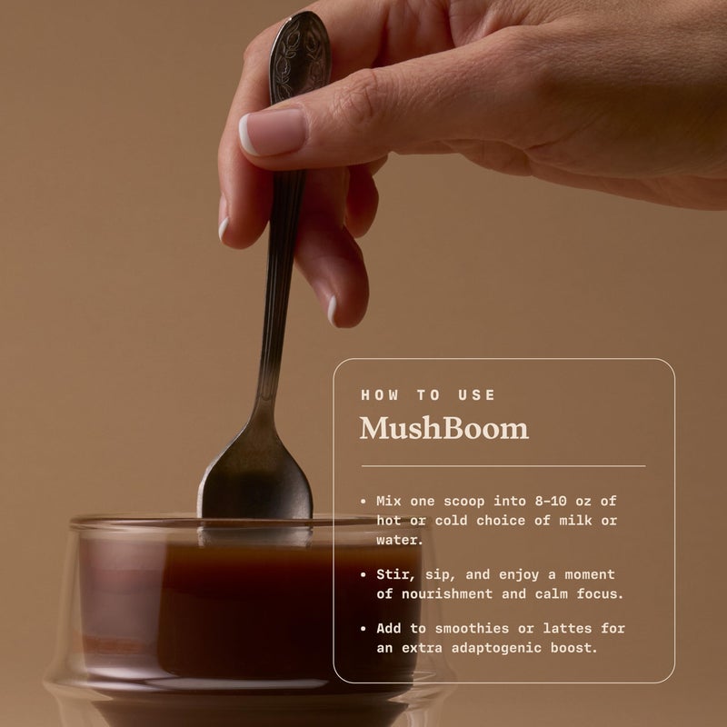 Ultra Life Sport - MushBoom Organic Mushroom Coffee Alternative Drink - 30 Servings 7 Mushroom Cacao Blend - Cordyceps, Lion’s Mane, Chaga, Maitake, Shiitake, Reishi & Turkey Tail - Caffeine Free - Image 4