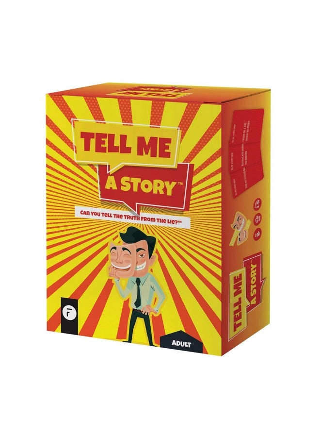 FITZ Tell Me A Story Party Game for Adults - Hilarious Improv Story-Telling Has You Guessing Truth from Lies - Creative Gameplay for Groups and Game Nights, for 3-10 Players, Ages 17 Years + - Image 1