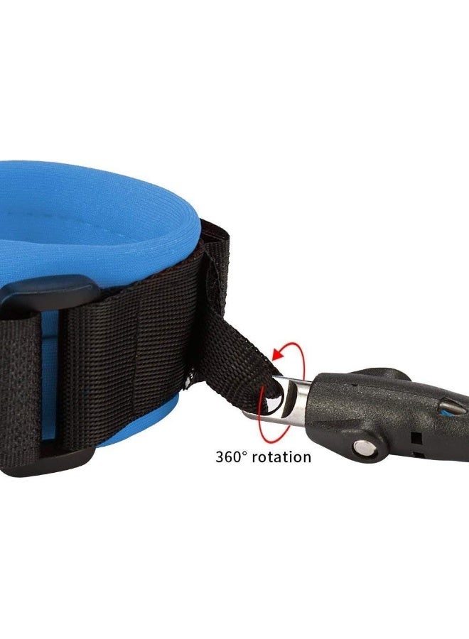 أونوون Onwon Anti Lost Safety Wrist Link Child Safety Harness Strap Rope Leash Walking Hand Belt Band Wristband(1.5m Blue) - Image 3