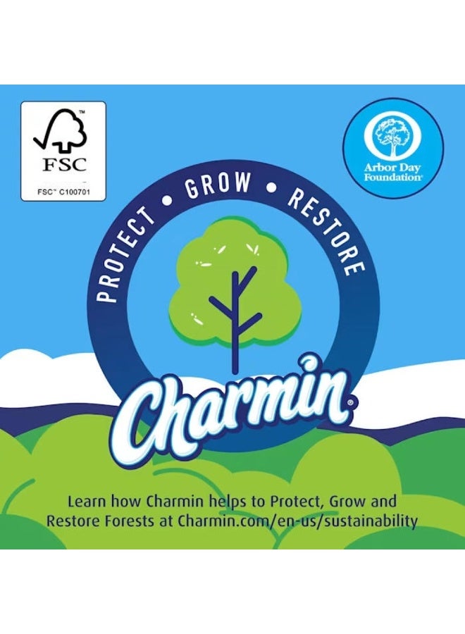 تشارمين ورق تواليت فائق النعومة ميجا، طبقتان، حجم كبير جدًا، 6 لفات = 36 لفة عادية - Image 2