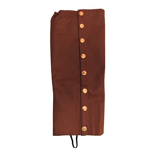 Rubies Men's Teen Boys Adult Steampunk Suede Spats Costume Accessory for Themed Parties and Halloween, Brown - Image 2