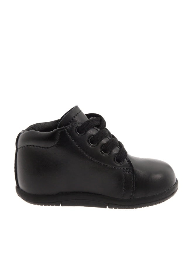Stride Rite baby-boys SRT Elliot, Black Leather, 3 M US Infant - Image 1