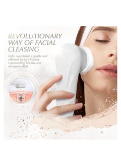 Electric Sonic Facial Cleansing Brush, Rechargeable IPX7 Waterproof Sonic Facial Cleansing Brush, Easily Cleans Dirt and Exfoliating from The Skin, Suitable for All Skin Types - pzsku/Z802AC02EE0D4B0389AC9Z/45/_/1698235411/a40cf384-aba3-4f87-9d8f-686af16534d3