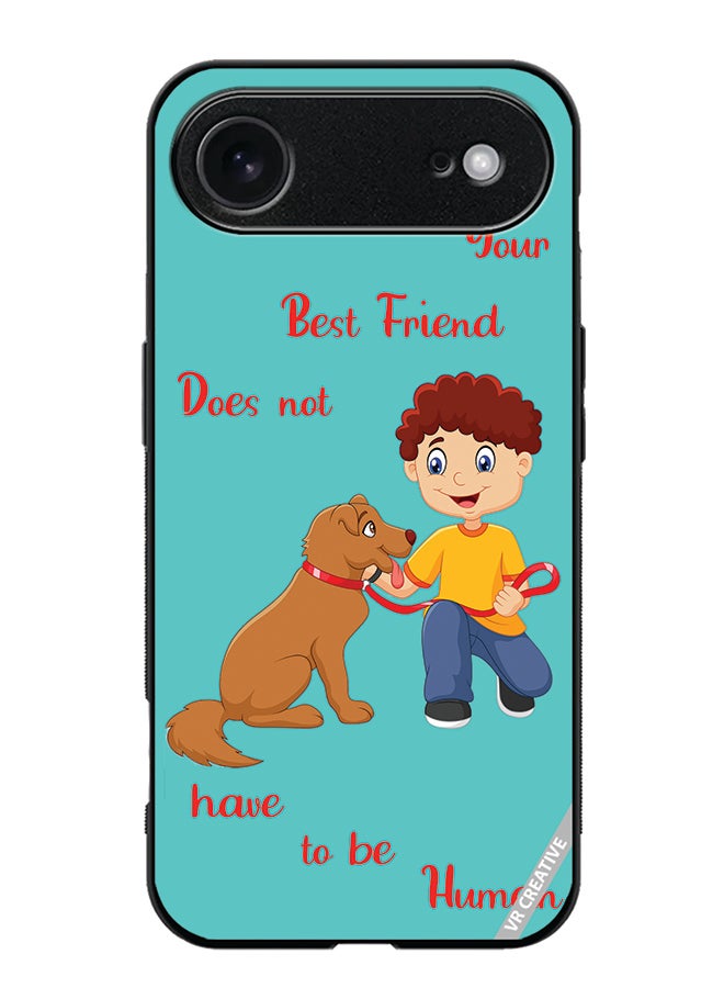 VR CREATIVE Protective Case Cover For Apple iPhone 17 Air Dog With Child Design Multicolour