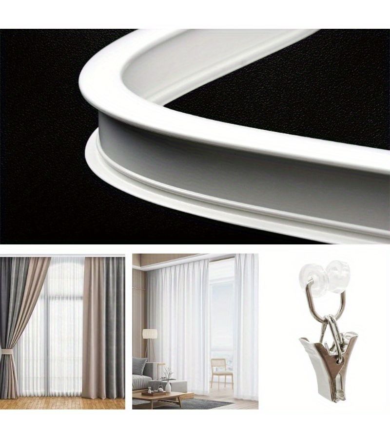 50 Pcs T Glider Curtain Clips For Hanging Drapes - Image 4