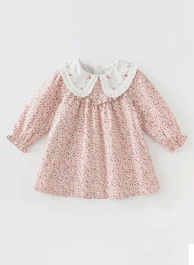 Dave & Bella Floral Large Collar Dress