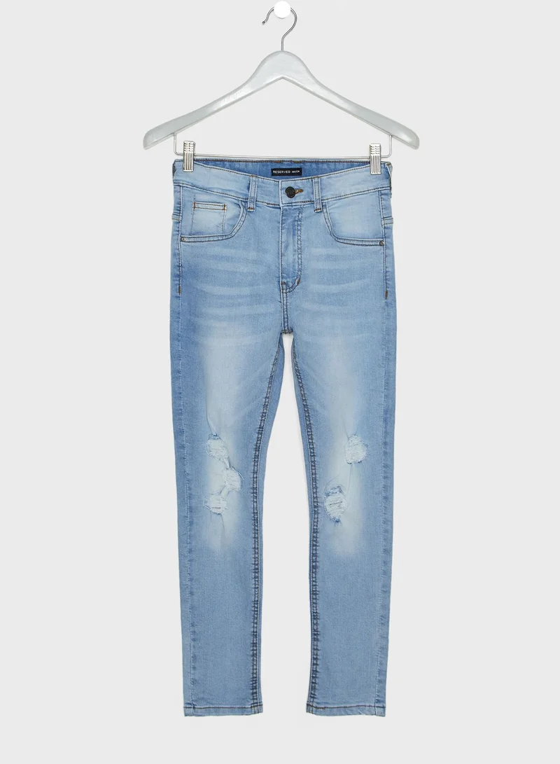 Reserved Teen Ripped Jeans