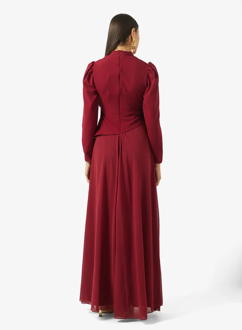 خزانة Ruched A-line Dress