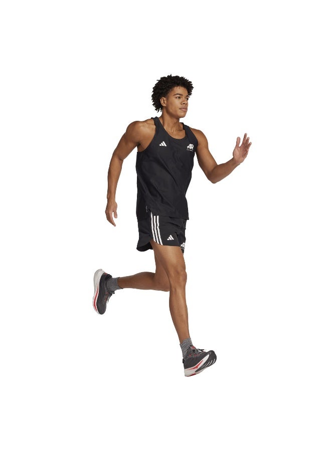 اديداس شورت جري قصير رجالي أسود مقاس  بطول  بوصات - Image 4