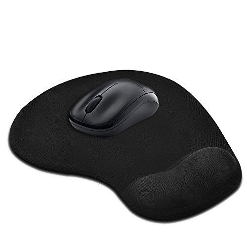 SPIN CART Mouse Pad with Gel Wrist Rest Support, Foam 3D Ergonomically Designed Non-Slip Gaming Mouse Mat for Computer & Laptop - Image 1