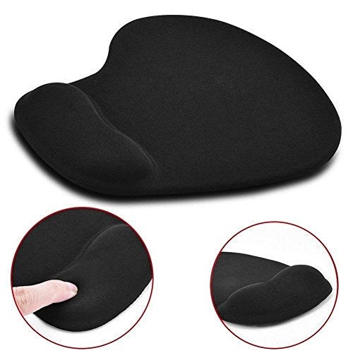SPIN CART Mouse Pad with Gel Wrist Rest Support, Foam 3D Ergonomically Designed Non-Slip Gaming Mouse Mat for Computer & Laptop - Image 4