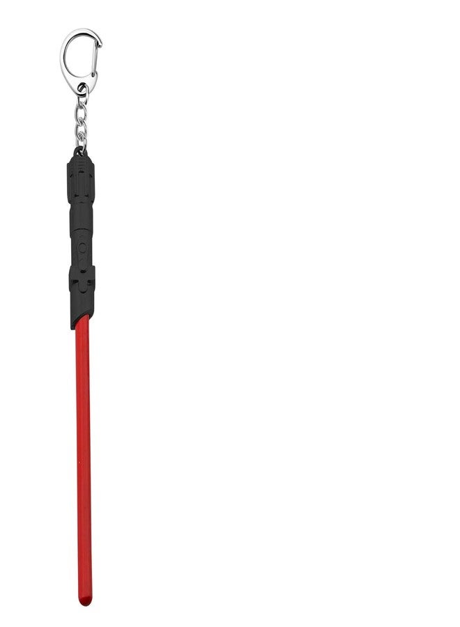 FAADBUK Wars Lover Gift Wars Darth Vader Lightsaber Keychain Wars Cosplay Gifts for Friend Family (Red with Black K-S) - Image 5