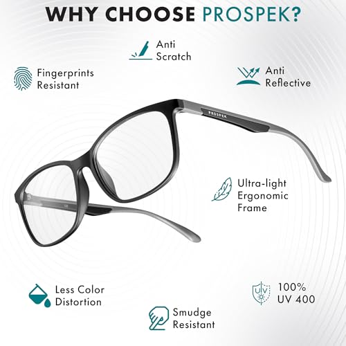 Prospek Mens Blue Light Glasses,CARBON - High Optical Quality Lenses and Ultra Light Frame - Image 3