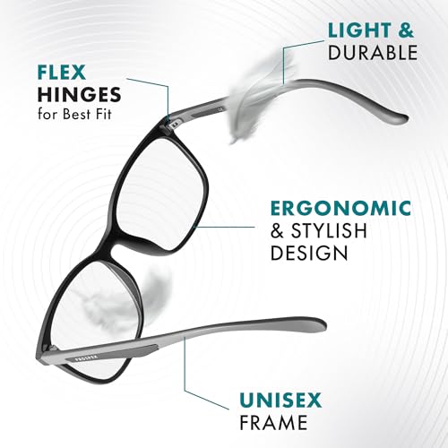 Prospek Mens Blue Light Glasses,CARBON - High Optical Quality Lenses and Ultra Light Frame - Image 4