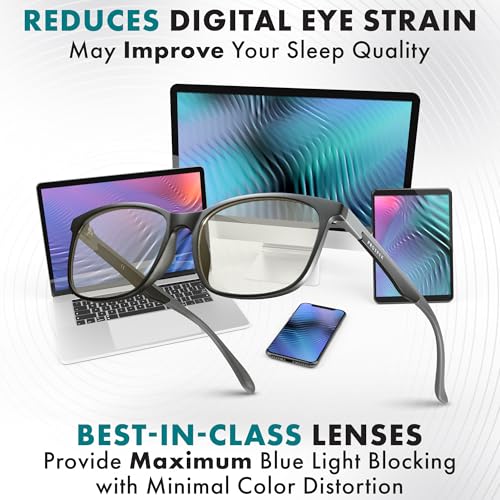 Prospek Mens Blue Light Glasses,CARBON - High Optical Quality Lenses and Ultra Light Frame - Image 2