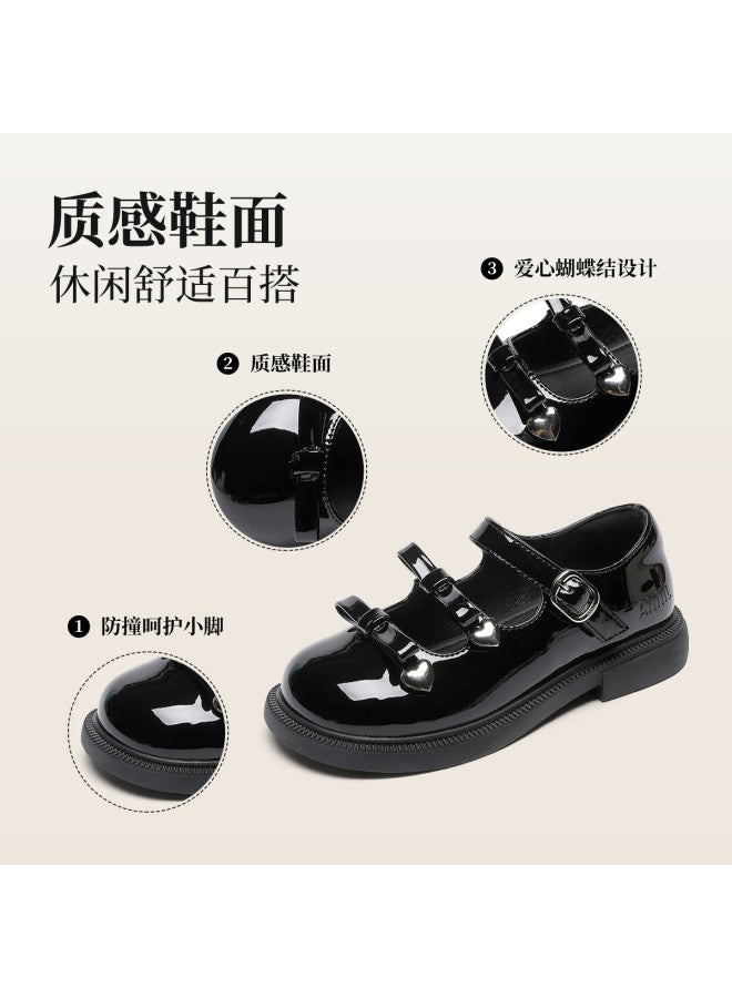 Annil Girl's Princess Shoes Summer Leather Flats 2025 New Soft-sole Anti-slip Mary Jane Loafers Performance Shoes - Image 3