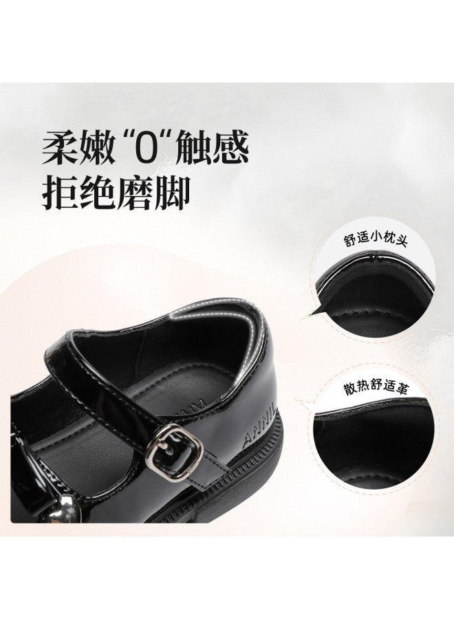 Annil Girl's Princess Shoes Summer Leather Flats 2025 New Soft-sole Anti-slip Mary Jane Loafers Performance Shoes - Image 4