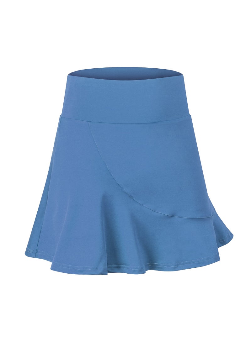 Loquat Women Quick Dry Breathable Sports Skirt Blue  - Image 1