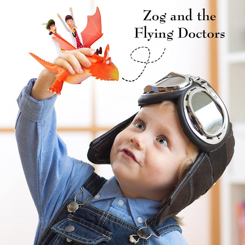 WOW! STUFF Zog and The Flying Doctors Story Time Set | Collectable Articulated Character Action Figures | Official Toys and Gifts from The Julia Donaldson Books, TV and Animation Movie Series - Image 5