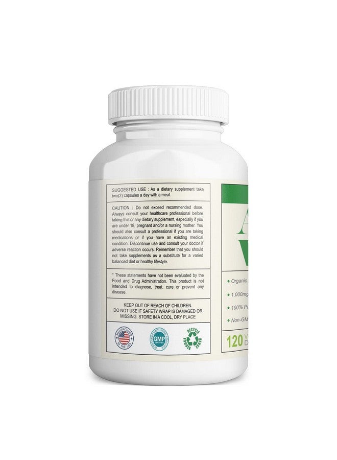 Vitapia Aloe Vera 1000Mg 120 Veggie Capsules Vegan And Nongmo Aloe Vera Supplement Supports Healty Digestive* - Image 3