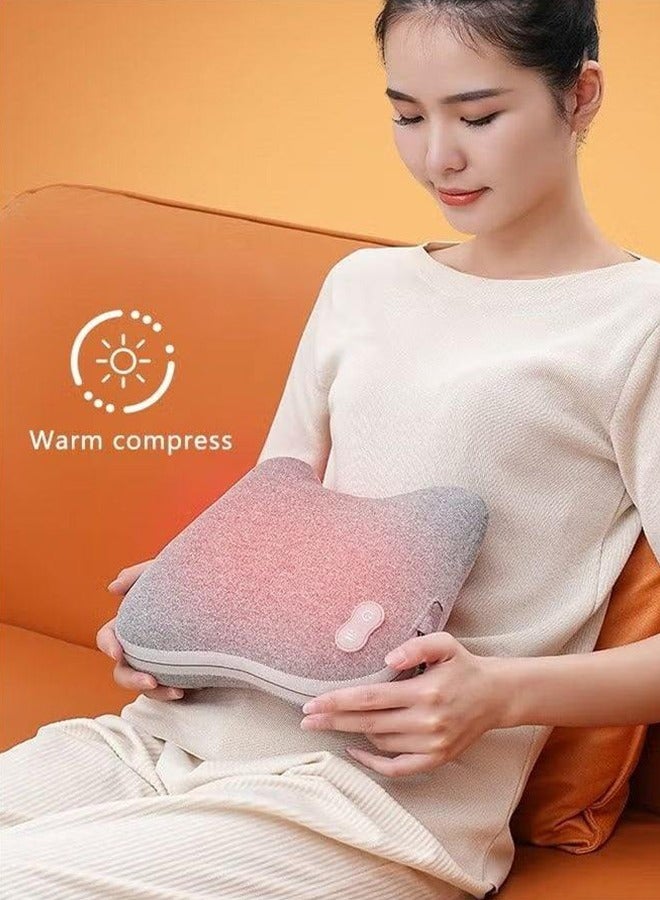 Cervical Spine Massager, Electric Massage Pillow, Hot Compress Body, Multi-Function Car Massager, Back Office Lumbar Cushion, Relieve Body Pain, Massager Pillow, Therapeutic Effect. - Image 3