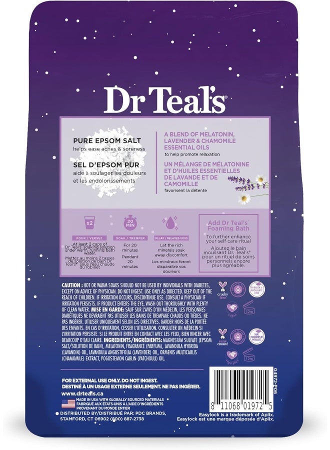 Dr Teal's Dr. Teal'S Epsom Bath Salt - Melatonin, 1.36 Kg  - Image 2