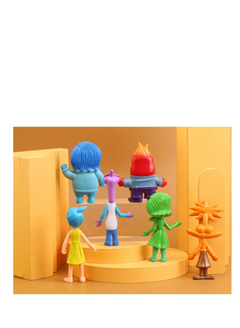 General - 6-Piece Inside Out 2 Figure Set - Image 1