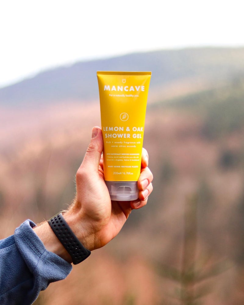 ManCave Natural Lemon & Oak Shower Gel 200ml - Image 3