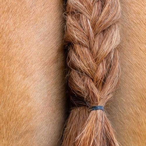 HORZE Silicone Rubber Plaiting Band - Black - One Size - Image 3