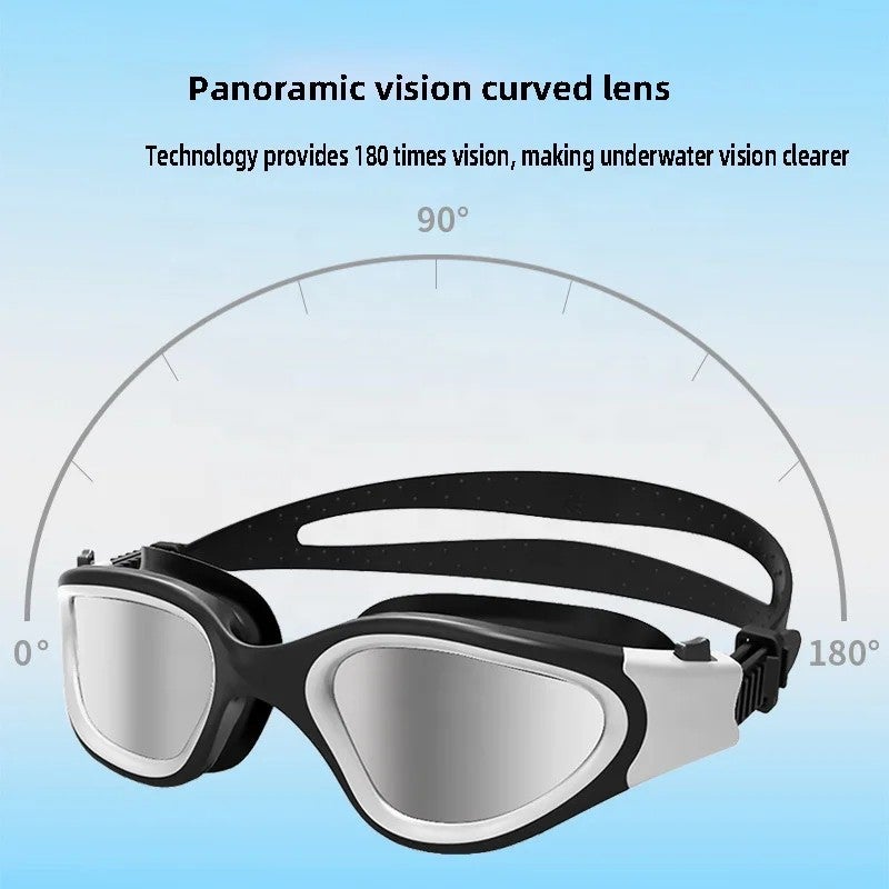 Bluejw Anti Fog UV Protection No Leaking PC Lens Men Women Adults Teenagers Wide View Polarized Swimming Goggles with Case - Image 4